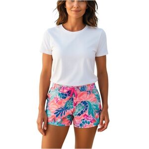 Lilly Pulitzer Run Around Short Colorful Pineapple Print Size XS #26079